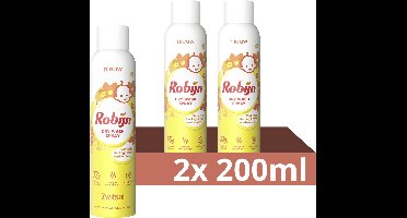 Robijn Zwitsal Dry Wash Spray - 2 x 200 ml - Voordeelverpakking