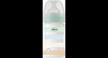 Chicco zuigfles Siliconen Well Being 150ml groen