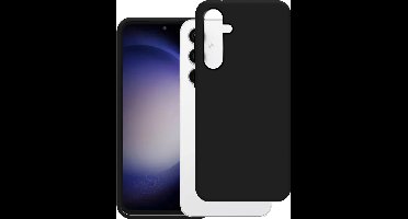 Just in Case hoesje geschikt voor Samsung Galaxy S23 FE Hoesje Siliconen - Flexibele Case - Zwart