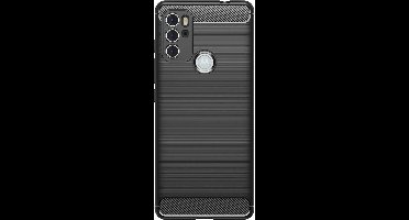 Just in Case hoesje geschikt voor Motorola Moto G60s - Rugged TPU - Zwart