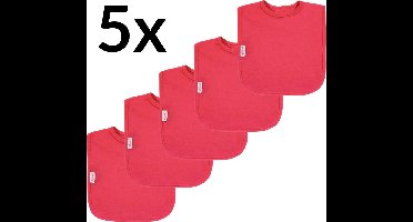 Funnies Interlock Slabben 5-Pack | Fuchsia | Set Van 5 Stuks | Slabbers