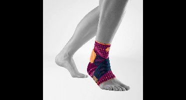 Bauerfeind Sports Ankle Support Enkelbrace - XS - Links - Roze