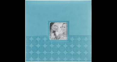 Pioneer - Aqua Embossed Post Bound Frame Album 12"X12" (MB10EMB 64082)