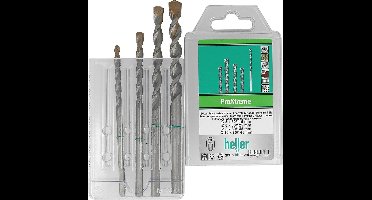 Heller Tools ProXtreme 28263 5 Carbide Beton-spiraalboren set 4-delig 5 mm, 6 mm, 8 mm, 10 mm Driehoekschacht 1 set(s)