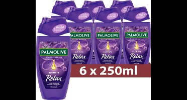 Palmolive Aroma Essence - Douchegel – Ultimate - Relax - Lavendel - 6x 250 ml - Voordeelverpakking