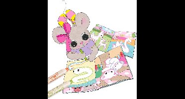 Depesche - House of Mouse Glitter Colouring book - kleurboek
