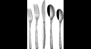 Sola Hermitage Bestekset 8 persoons - 70 delig - Zilverwit Premium Edelstaal 18/10 - Vaatwasserbestendig