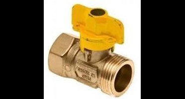 Bonfix Gaskogelkraan 1/2 x 3/4 - binnendraad x warteldraad