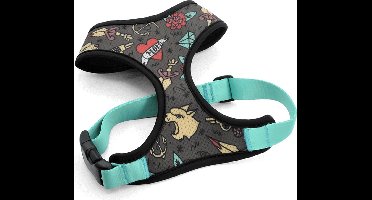 Morso - Hondentuig Body Mesh Gerecycled Ink Tank Groen