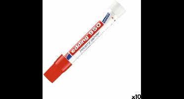 Markeerstift Edding 950 Special Rood (10 Stuks)