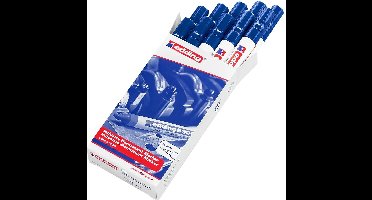 Permanente markeerstift Edding 8300 Blauw (10 Stuks)