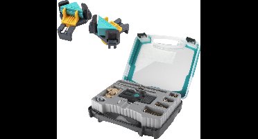 wolfcraft - Pocket Hole Jig - Hoekklemmen 2 stuks - Boormal - Inclusief Schroeven - Schuin Boren - Hoekklem - 8629000