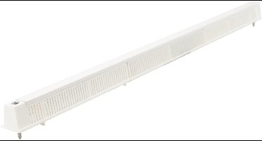 Airace aluminium wit buitenrooster - Regeninslagvrij buitenrooster - Type GS-442-W