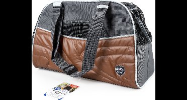 Duvoplus - Draagtas - Hond - Paris Pet Bag Casual 44x18,5x25,5cm Caramel - 1st