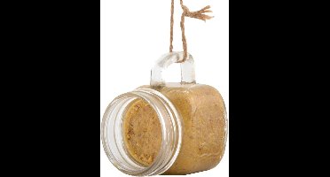 Best for Birds Vogelpindakaas - in een glazen tuinmok - vogelvoer