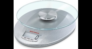 Soehnle keukenweegschaal Roma - digitaal - 1 gram nauwkeurig - tot 5 kg - zilver