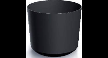 Prosperplast Plantenpot/bloempot Babylon - kunststof - buiten/binnen - antraciet grijs - D39 x H39 cm