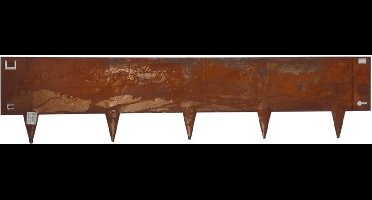 Meuwissen Agro Edge - Perkrand - Kantopsluiting - 106 cm x 24 cm - Cortenstaal - 1,5 mm dik