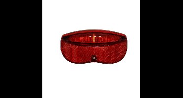 Falkx LED achterlicht - 3 krachtige LEDs - 220 graden zichtbaarheid - Waterdicht - Inclusief batterijen - 128x45x28mm