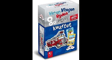 Varen Vliegen Rijden junior kwartet - Kaartspel - Voor peuters en kleuters vanaf 4 jaar