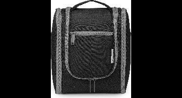 Hangende reistoilettas voor make-up en cosmetica voor vrouwen, meisjes, kinderen, B-Zwart, free