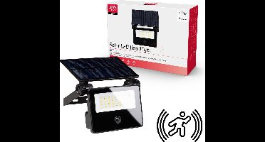 LED's Light Solar Schijnwerper met bewegingssensor - Volledig draadloze buitenlamp - Zwart - Led straler buiten - Schijnwerpers