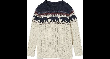 Vertbaudet Jacquard jongenstrui van kabeltricot