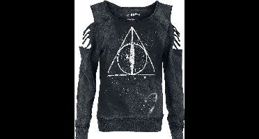 Harry Potter Deathly Hallows Dames Sweatshirts - zwart - L