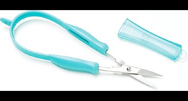 Mini schaartje zelfopenend Easi-Grip® met scherpe punt 30 mm - lichtgroen