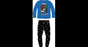 Harry Potter Pyjamaset Katoen Blauw Maat 110