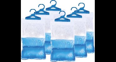 Benson Vochtopnemer - 6x - lavendel geur - Tegen schimmel/condens - ophang haak - vochtvanger