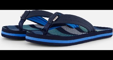 Reef Kids Ahideep Sea Stripes Jongens Slippers - Blauw - Maat 33