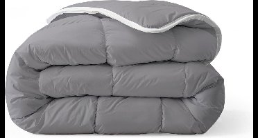 Zelesta® Royalbed Anthracite 200x200cm - Dekbed zonder overtrek - 30 dagen proefslapen - Wasbaar hoesloos dekbed - Bedrukt dekbed - All year zomerdekbed & winterdekbed