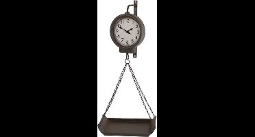 Van Manen Wandklok met weegschaal