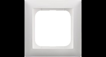 Busch-Jaeger Bal inbouw afdekraam polar wit 1-voudig vertikaal en horizontaal