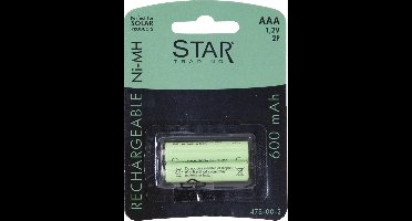 Star Trading 12.478-00-2 huishoudelijke batterij Oplaadbare batterij AAA Nikkel-Metaalhydride (NiMH)
