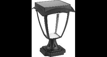 V-TAC VT-983 Solar Vloerlamp -IP65 Waterdicht - Mat Zwart - 2W - 110 Lumen - 3000K+6000K