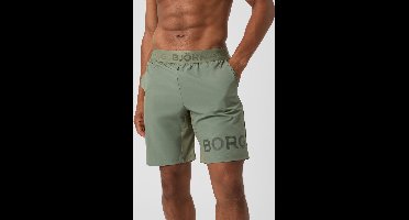 Björn Borg Training Short Heren - Groen - Maat XXL - Recycled Polyester