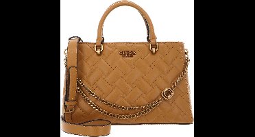 GUESS Handtas Schoudertas Gracelynn Girlfriend Satchel Mustard Lichtbruin