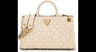GUESS Handtas Schoudertas Giully Girlfriend Shoulder Satchel Almond Crème