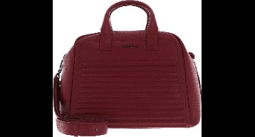 MANDARINA DUCK Leren Handtas Schoudertas I-Con Tote Rumba Red Rood