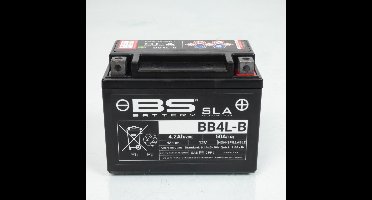accu sla bs voor scooter peugeot 50 tkr 10p 2009 tot 2013 yb4l-b / 12v 4.2ah nieuw
