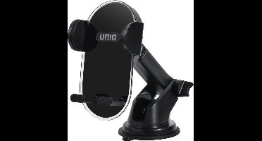 TUNIQ 360 graden draaibare Dashboard & Windscherm Telefoonhouder - Zwart