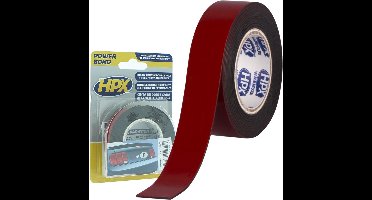 Dubbelzijdige HSA bevestigingstape - antraciet 12mm x 2m