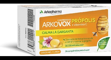 Arkovox propolis en vitamine C (honing- en citroensmaak) 24 tablets (Citroen - Honing)