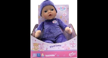 Baby Born For Babies First Love Babypop - 30 CM - Roze of Paars