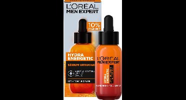 L'Oréal Paris Men Expert Hydra Energetic Vitamin C Shot Serum - serum met 10% puur vitamine C - voor een helderdere, gladdere en verfriste huid - 30 ml