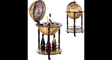 ApexArte® Globebar - Wereldbol bar - Whiskey Set - Bijzettafel - Authentiek