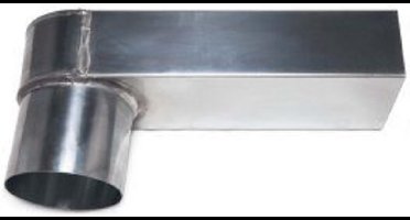 Zink - Stadsuitloop - 60x80mm - ø80mm