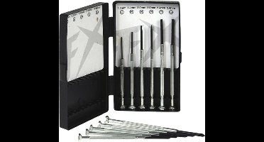 FX Tools Precisie schroevendraaierset - 11-delig - voor horloges en brillen